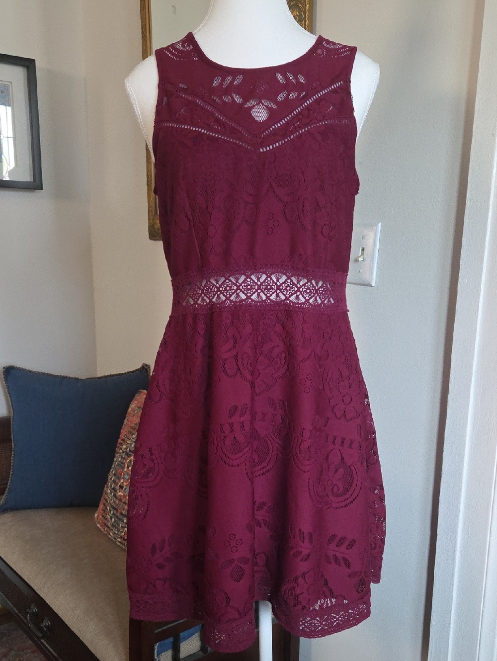 Rebellion Cut Out Lace Dress